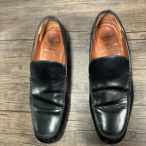 Allen Edmonds Rialto Black Leather Loafers Men’s 10.5 Shoes Made in Italy